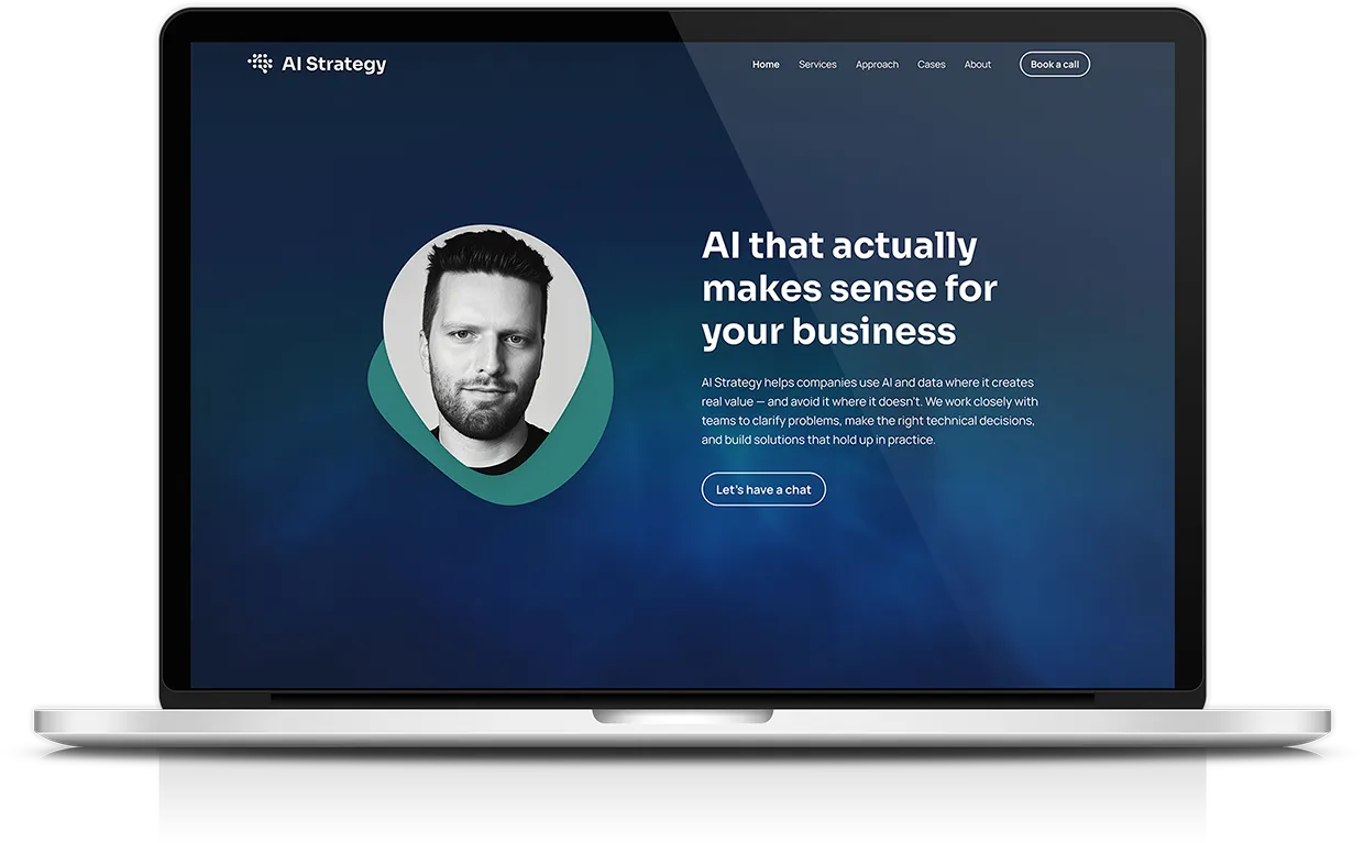 AIStrategy new website design